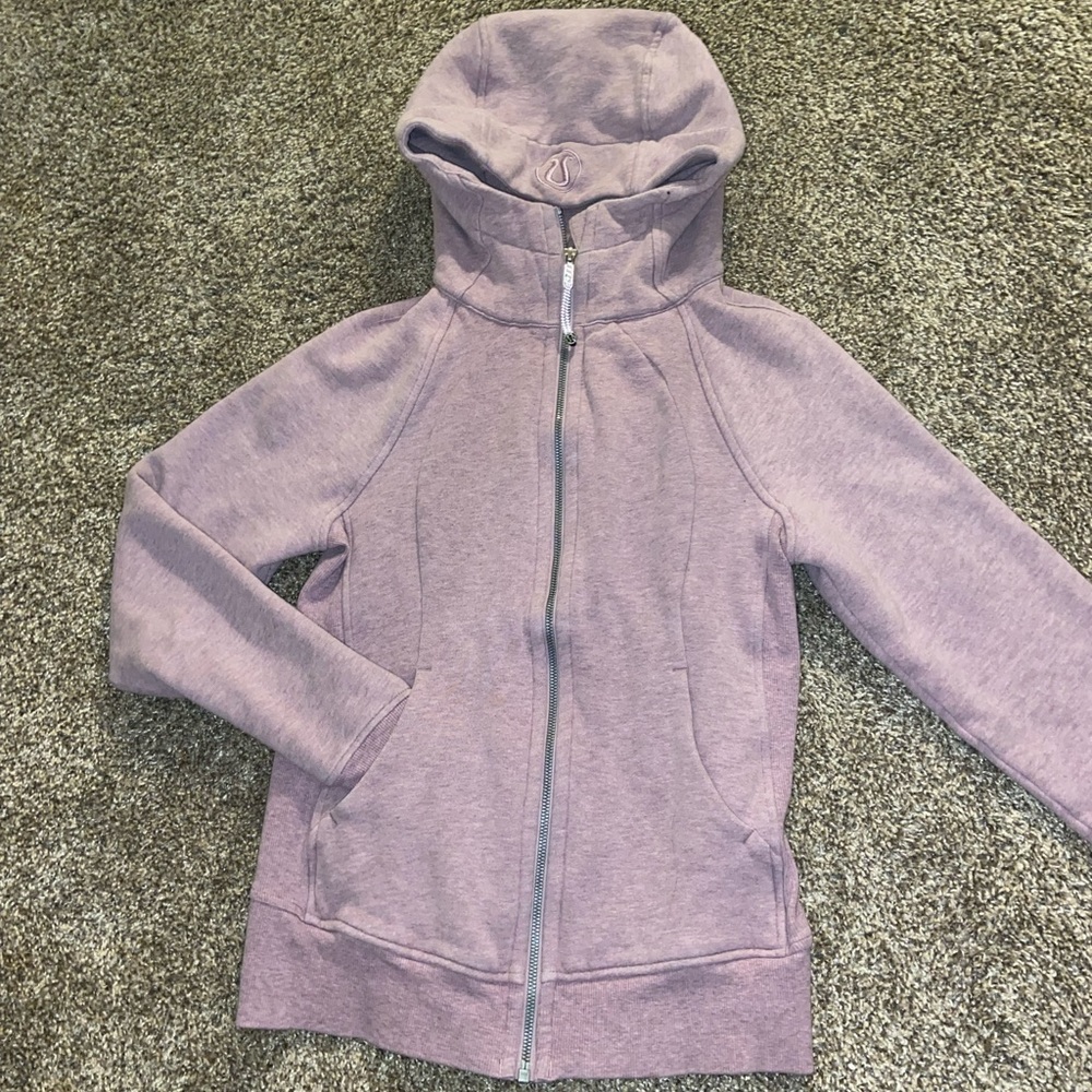 Lululemon Heather Pink Scuba Hoodie
